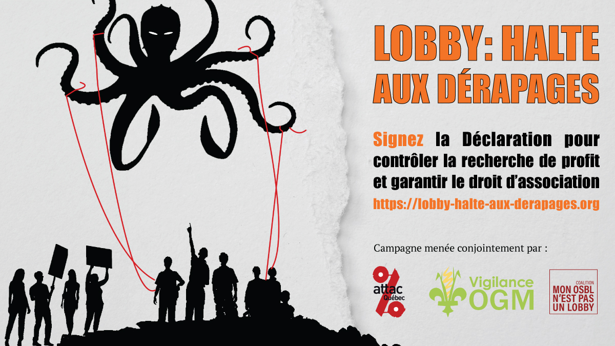 Déclaration Lobby: Halte aux dérapages