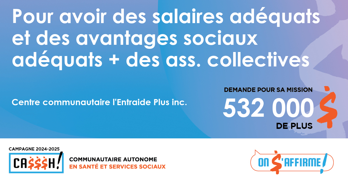 Centre communautaire l’Entraide Plus inc.