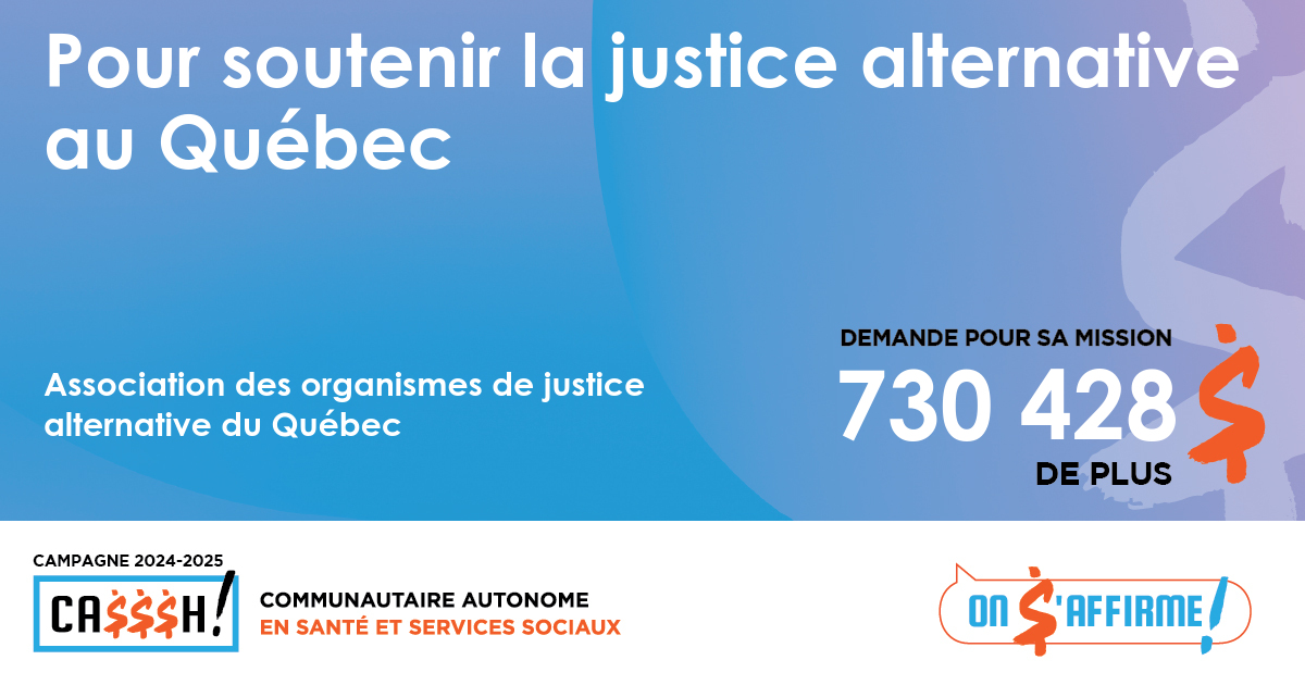 Association des organismes de justice alternative du Québec