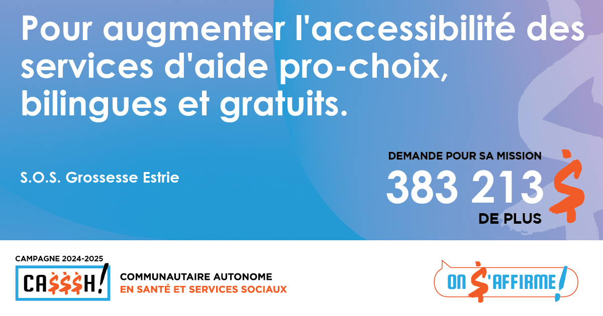 S.O.S. Grossesse Estrie